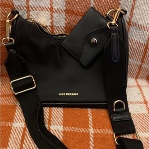 Black Like Dreams Crossbody Purse